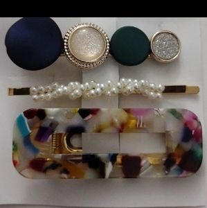 Set of 3 fashion hair clips